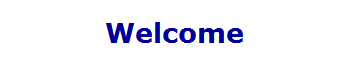 Welcome